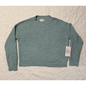 NWT Hazel Moon Women's Mint Green Knit Sweater Small w/straps S261606